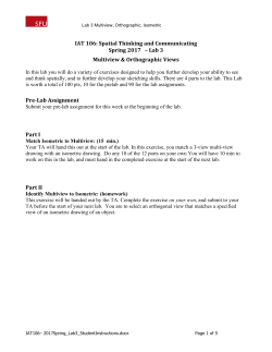 IAT 106: Spatial Thinking and Communicating Spring 2017
