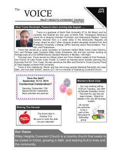 The Voice - Wiley Heights Covenant Church