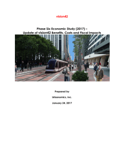 An Update of vision42 Modeling and Technical Studies