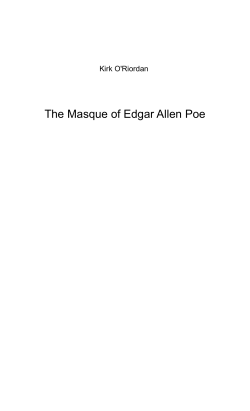 The Masque of Edgar Allen Poe