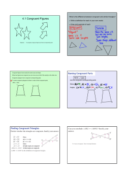 4.1 congruent figures