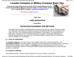 Lensatic Compass or Military Compass Basic Use.