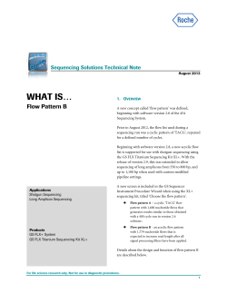 454 Life Sciences Technical Manual