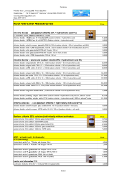 pricelist/overview - Neue Lebensqualit&auml;t