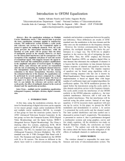 Introduction to OFDM Equalization