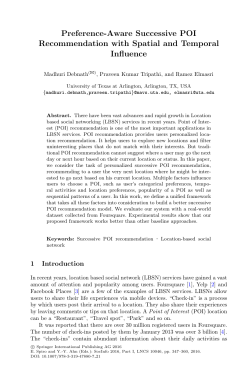 Preference-Aware Successive POI Recommendation with