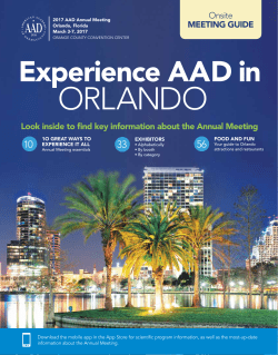 2017 Annual Meeting Guide