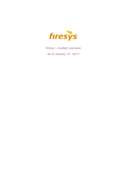 firesys module overview
