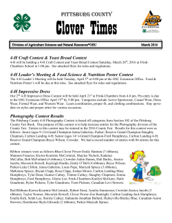 March 2016 - Oklahoma Cooperative Extension Service