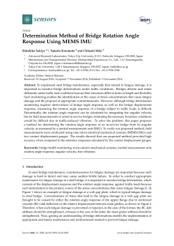 Determination Method of Bridge Rotation Angle Response
