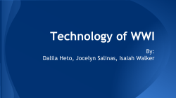 Technology of WWI - Boone Historians