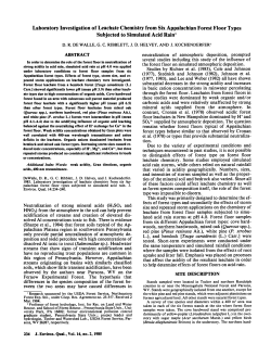 DeWalle, D.R., G.C. Ribblett, J.D. Helvey, and J.N. Kochenderfer