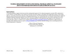 form epi ias-2015 - Florida Department Of Education