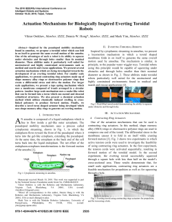 Actuation Mechanisms for Biologically Inspired Everting