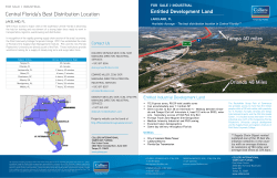 Central Florida`s Best Distribution Location Entitled