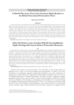 A Hybrid Discourse: From Latin American Magic Realism to the