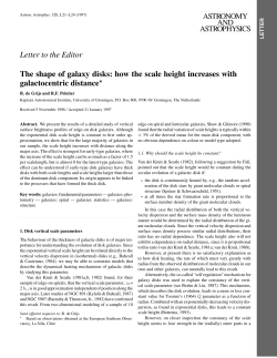 The shape of galaxy disks: how the scale height increases with