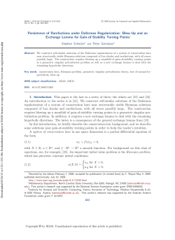 Persistence of Rarefactions under Dafermos Regularization: Blow