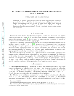 An Oriented Hypergraphic Approach to Algebraic Graph Theory