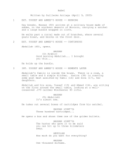 Babel - Daily Script