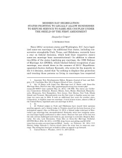 modern day segregation: states fighting to legally allow businesses