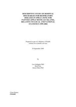 descriptive study - Ministry of Health