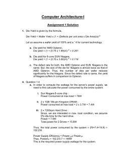 Computer Architecture-I