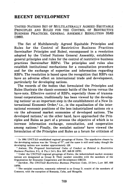 United Nations Set of Multilaterally Agreed Equitable Principles and