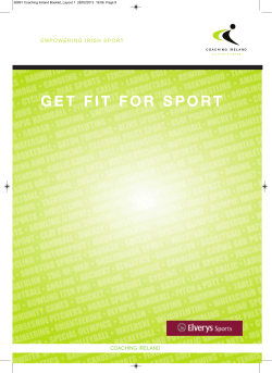 get fit for sport
