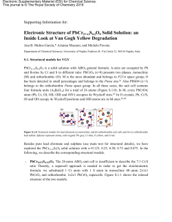 S(x)O4 Solid Solution - Royal Society of Chemistry