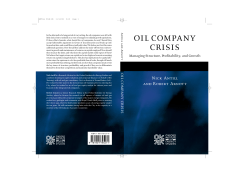 Oil company crisis, managing structure, profitability and growth