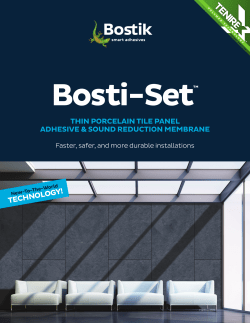 Bosti-Set Brochure