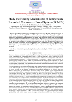 Study the Heating Mechanisms of Temperature Controlled