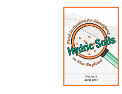 Field Indicators for Identifying Hydric Soils in New