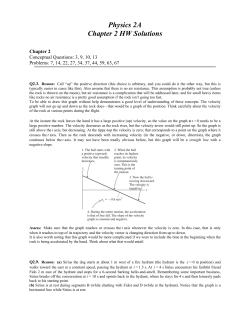 Physics 2A Chapter 2 HW Solutions