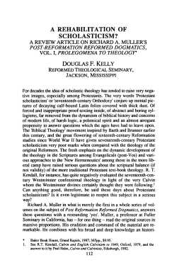 a rehabilitation of scholasticism?