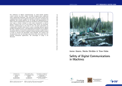Safety of Digital Communications in Machines