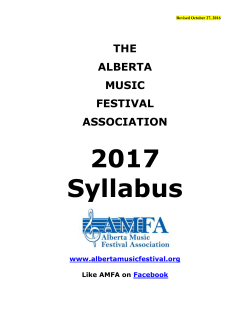 2017 AFMA Syllabus - albertamusicfestival.org