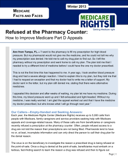 Refused at the Pharmacy Counter