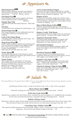 Full Menu - Asheville Brewing Company