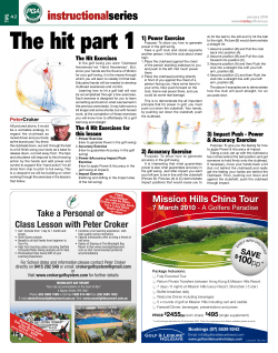 Croker Golf System: Home