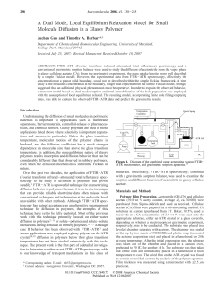A Dual Mode, Local Equilibrium Relaxation Model for Small