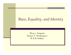 Race, Equality, and Identity