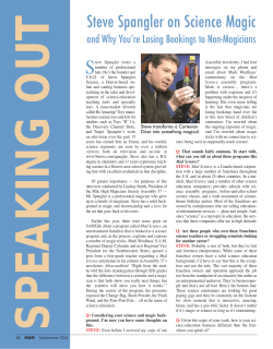 Steve Spangler on Science Magic