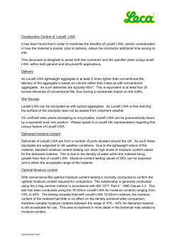 Construction Control of MAXIT LWA