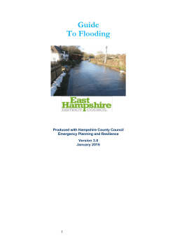 Flooding information (pdf 363 kb)
