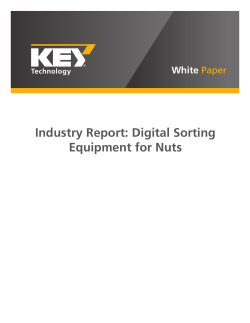 Industry Report: Digital Sorting Equipment for Nuts