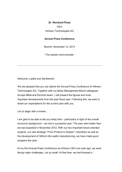 Speech of Dr. Reinhard Ploss Nov 12, 2013 | PDF