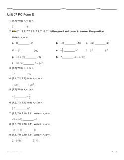 Unit 07 PC Form E