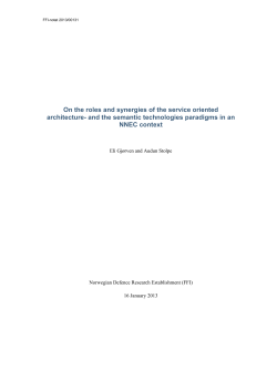 On the roles and synergies of the service oriented architecture